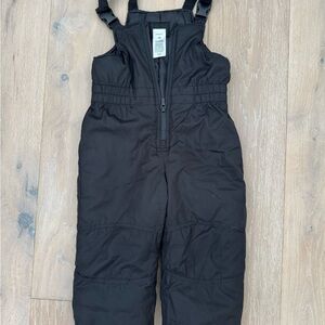 Carters Kids Black Snow Bib